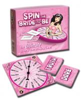 Spin the Bride to Be Bridal Drinking Spinner Bachelorette Party Card Game